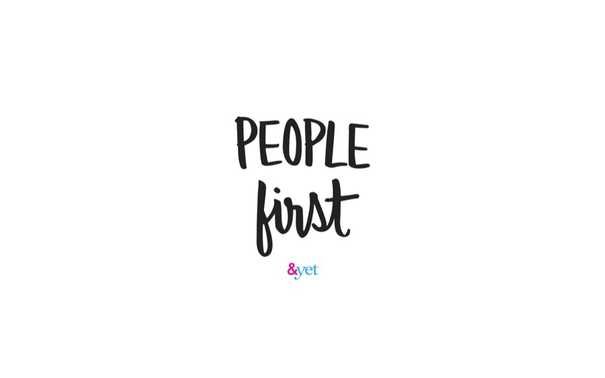 People first white wallpaper