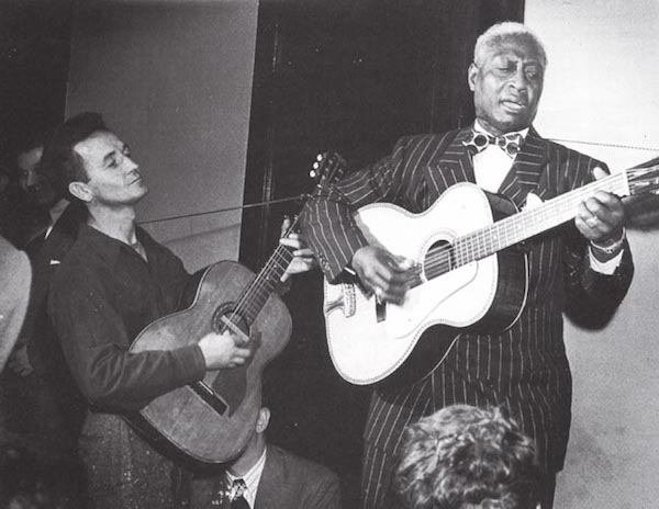 Woody Guthrie and Lead Belly
